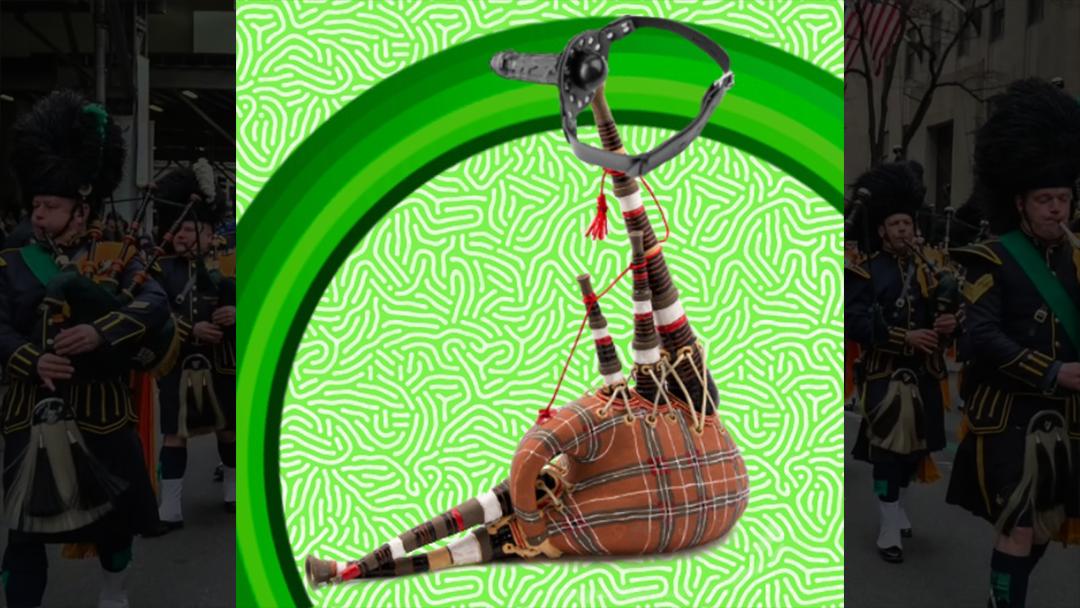 bag pipe strap on