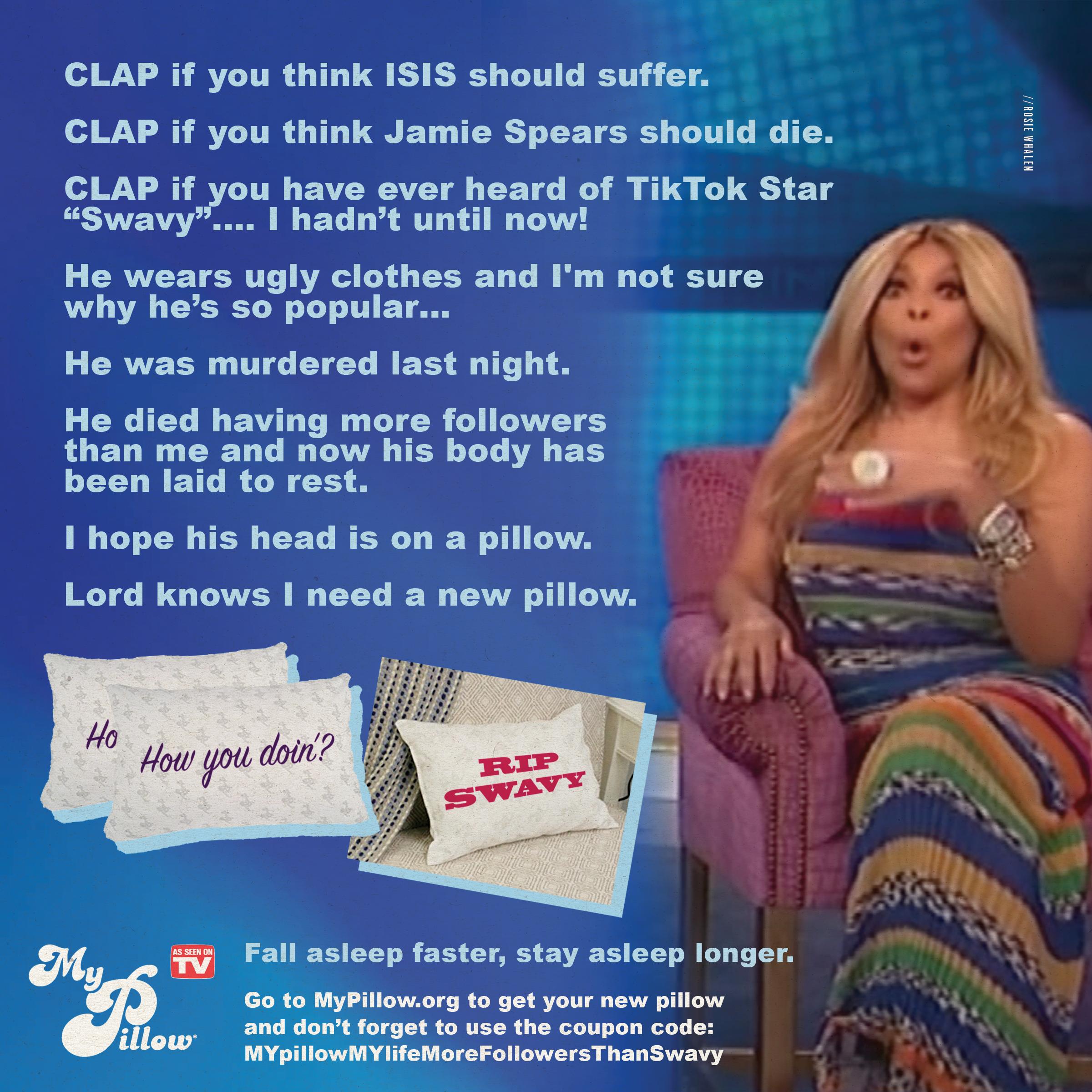 Wendy Williams x My Pillow